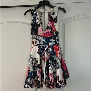 Bebe Floral Mini Dress